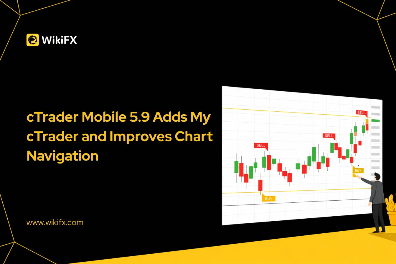 cTrader Mobile 5.9 Adds My cTrader and Improves Chart Navigation