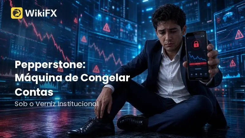 Pepperstone: A Máquina de Congelar Contas sob o Verniz Institucional