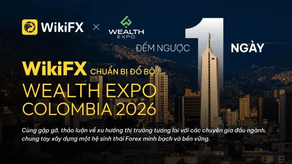 WikiFX trở thành đối tác chính thức tại Wealth Expo Colombia 2026, tiếp tục mở rộng tại Mỹ Latinh