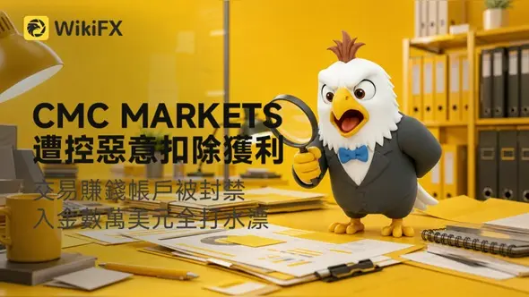 CMC MARKETS遭控惡意扣除獲利!交易賺錢帳戶被封禁,入金數萬美元全打水漂