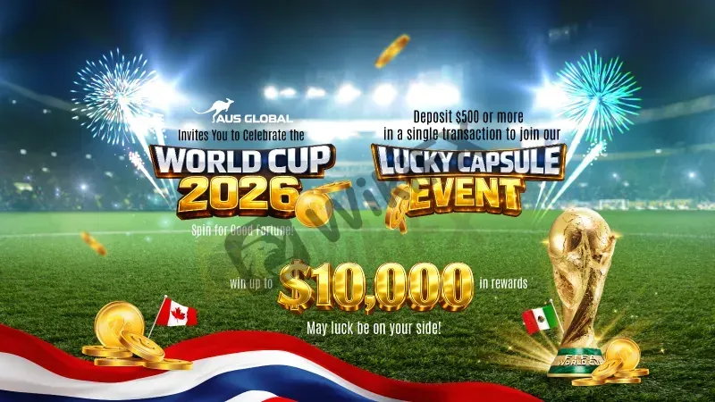 You are currently viewing AUS GLOBAL is launching a World Cup Lucky Capsule Event to express gratitude and give back to both new and existing customers