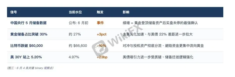(圖三、6 月 4 條關鍵 binary 觀察點)