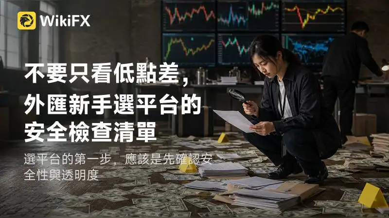 不要只看低點差，外匯新手選平台的安全檢查清單