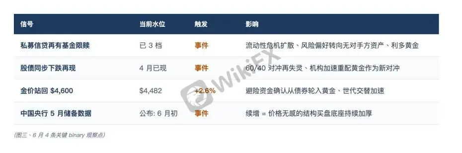 (圖三、6 月 4 條關鍵 binary 觀察點)