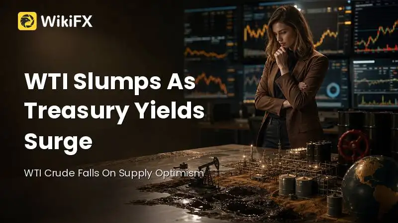 WTI Slumps As Treasury Yields Surge