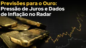 Previsões para o Ouro: Pressão de Juros e Dados de Inflação no Radar