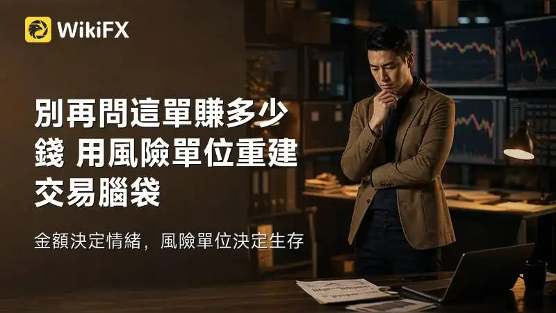 別再問這單賺多少錢 用風險單位重建交易腦袋