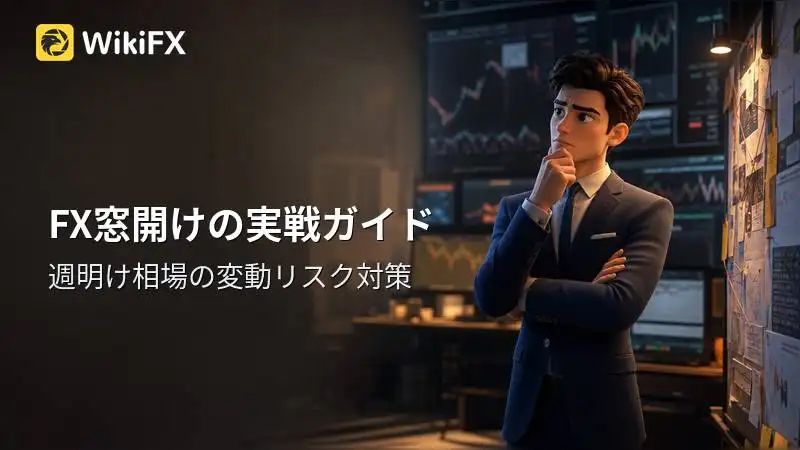 FXの「窓開け」実戦ガイド:週明けの相場は「窓埋め」になりやすいのか?