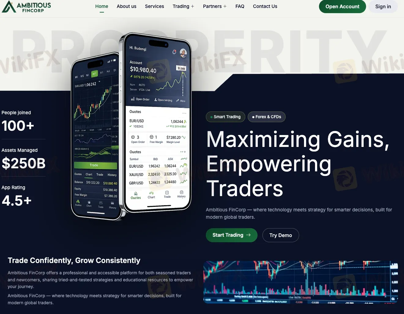 Ambitious FinCorp General Information