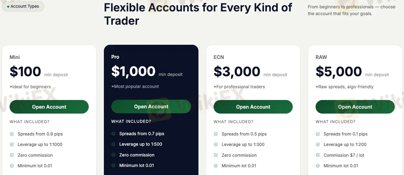 Trading Accounts