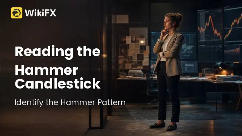 Reading the Hammer Candlestick at the Bottom of a Trend