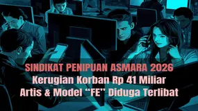Model "FE" Diduga Terlibat ! Sindikat Love Scam Rp 41 Miliar Berkedok Trading Kripto Digulung Polda