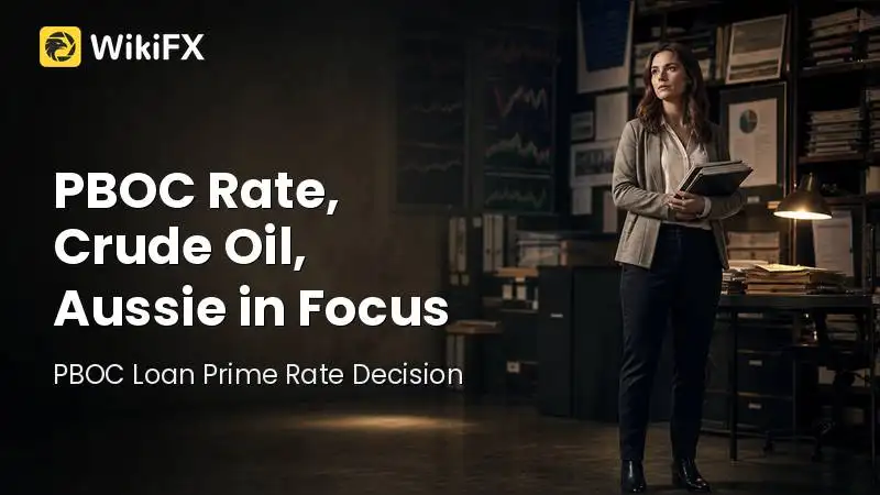 PBOC Rate, Crude Oil, and Aussie in Focus