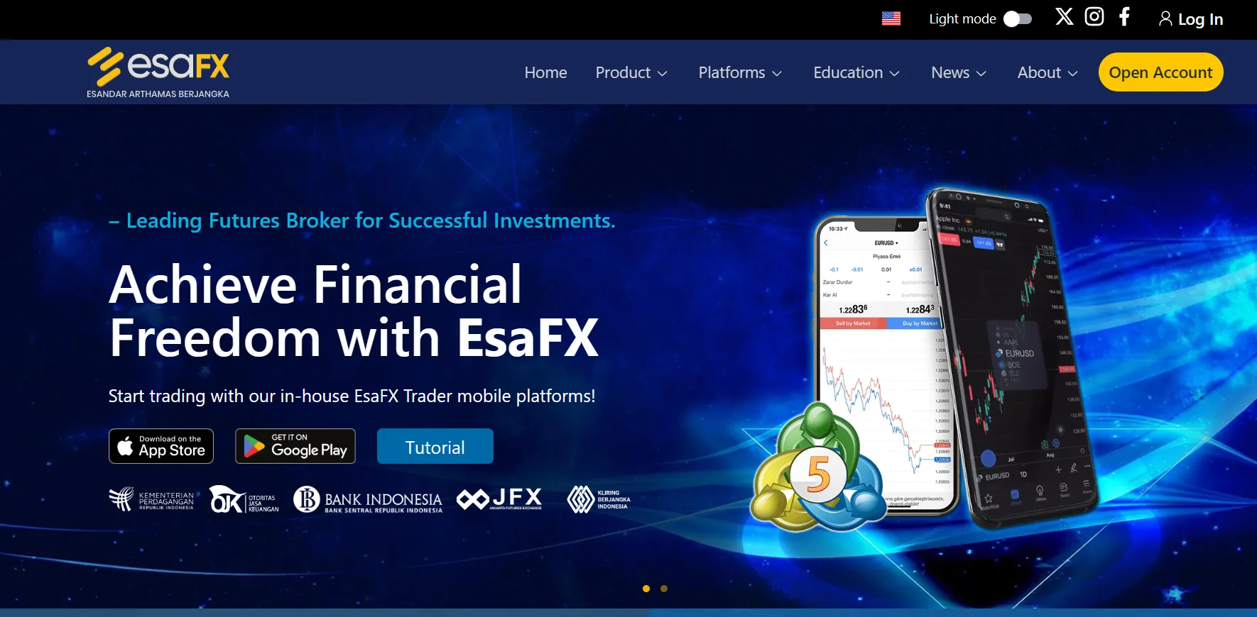 esaFX iniciar sesión