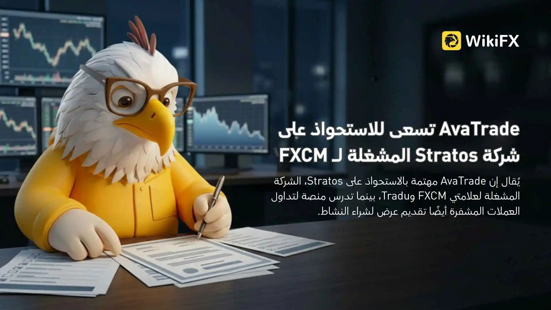 AvaTrade تسعى للاستحواذ على شركة Stratos المشغلة لـ FXCM