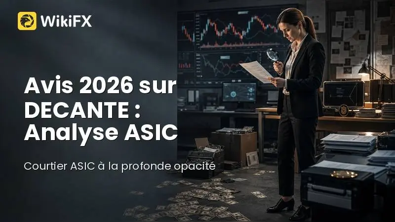 Avis 2026 sur DECANTE : Analyse d'un courtier sous régulation ASIC