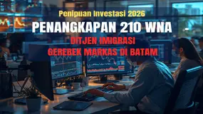 Gerebek Markas Penipuan Investasi Internasional 2026 Di Batam ! 210 WNA Ditangkap Ditjen Imigrasi