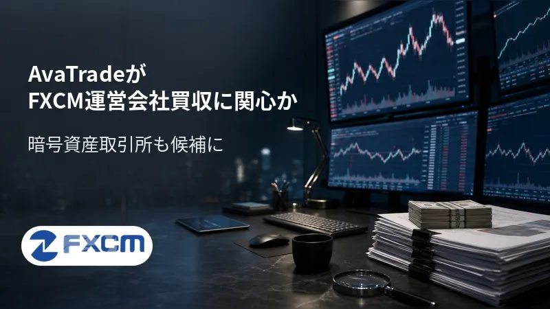 AvaTradeがFXCM運営会社買収に関心か 暗号資産取引所も候補に