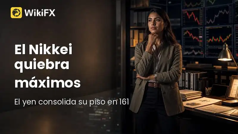 El Nikkei quiebra máximos históricos mientras el yen consolida su piso en 161 por dólar