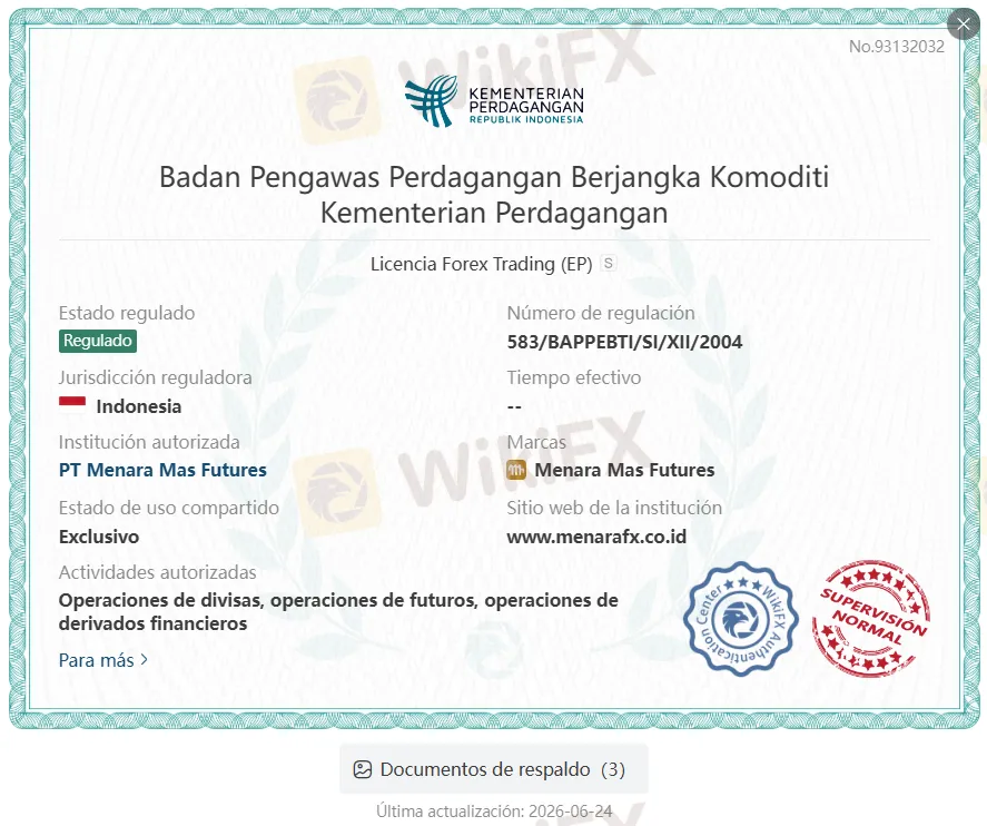 Menara Mas Futures confiable