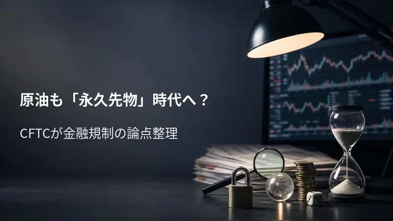 CFTC、エネルギー永久先物に意見募集　原油先物に新局面