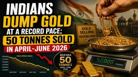 Indians Dump Gold at a Record Pace; 50 Tonnes Sold in April-June 2026 