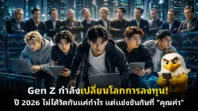 Gen Z กำลังเปลี่ยนโลกการลงทุน! ปี 2026 ไม่ได้วัดกันแค่กำไร แต่แข่งขันกันที่ "คุณค่า"