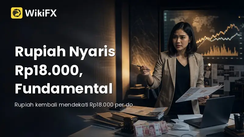 Rupiah Nyaris Rp18.000, Fundamental Kuat Tapi Pasar Gelisah