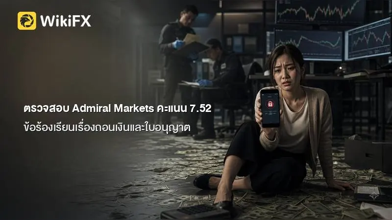 ตรวจสอบ Admiral Markets โบรกเกอร์คะแนน 7.52 กับประเด็นข้อร้องเรียนเรื่องถอนเงินและรายละเอียดใบอนุญาต