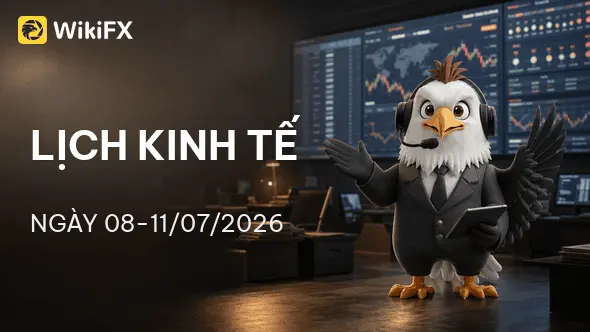 Lịch kinh tế ngày 08-11/07/2026: FOMC Minutes và Unemployment Claims trong tầm ngắm