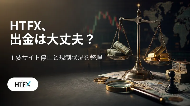 HTFXの出金は大丈夫?主要サイト停止と規制状況を整理