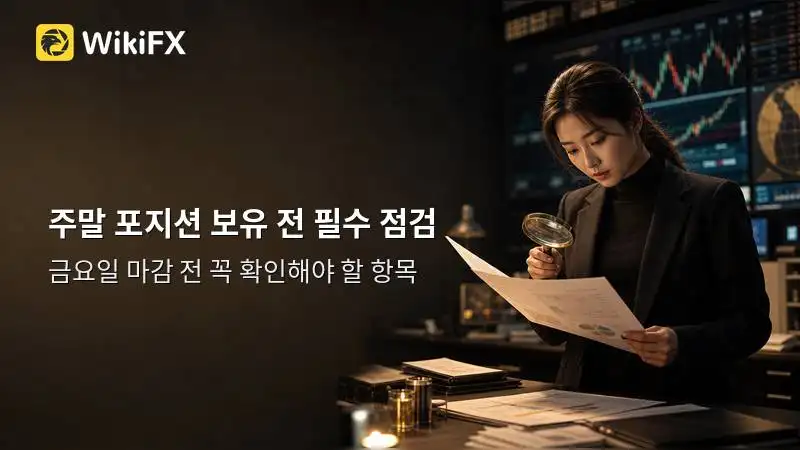 금요일 마감 전, 주말 보유 포지션을 어떻게 점검할까?
