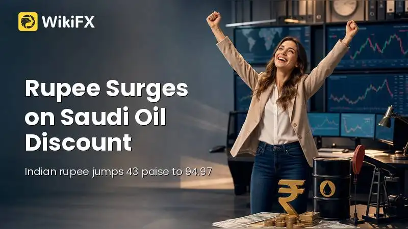 Rupee Surges to 94.97 on Saudi Oil Discount