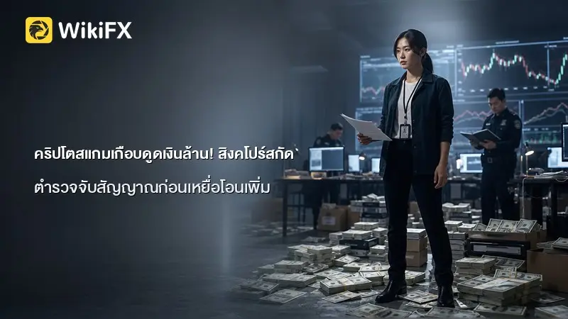 คริปโตสแกมเกือบดูดเงินล้าน! สิงคโปร์สกัดทัน 2.9 ล้าน