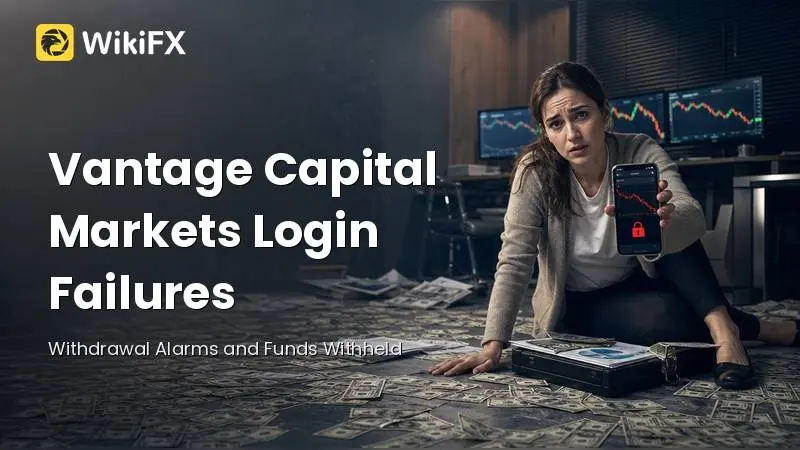 Vantage Capital Markets Review: Login Failures, Withdrawal Alarms, and a Broker Under Pressure