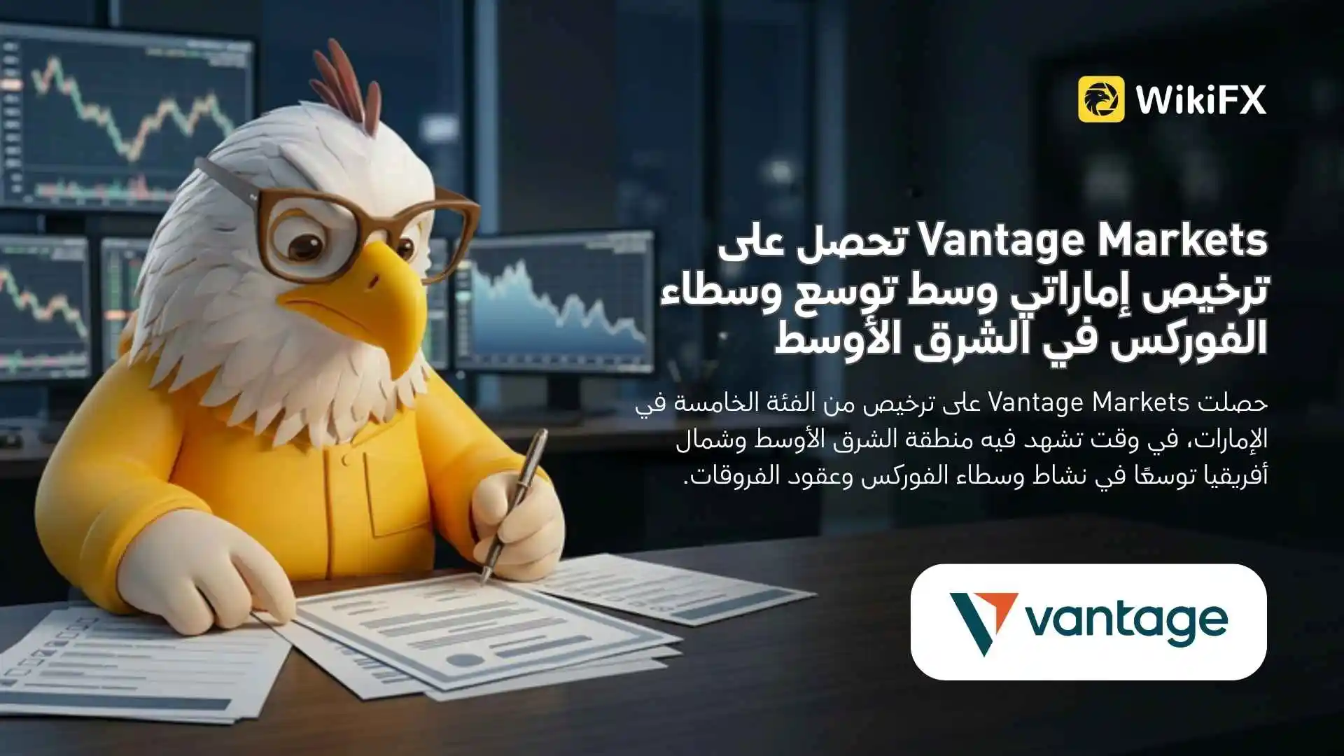 Vantage Markets تحصل على ترخيص إماراتي وسط توسع وسطاء الفوركس في الشرق الأوسط