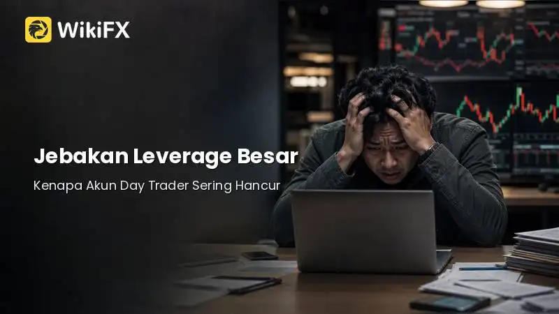 Jebakan Leverage Besar: Alasan Kuat Kenapa Akun Day Trader Sering Hancur Tanpa Sisa