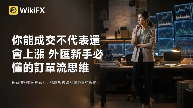 你能成交不代表還會上漲 外匯新手必懂的訂單流思維