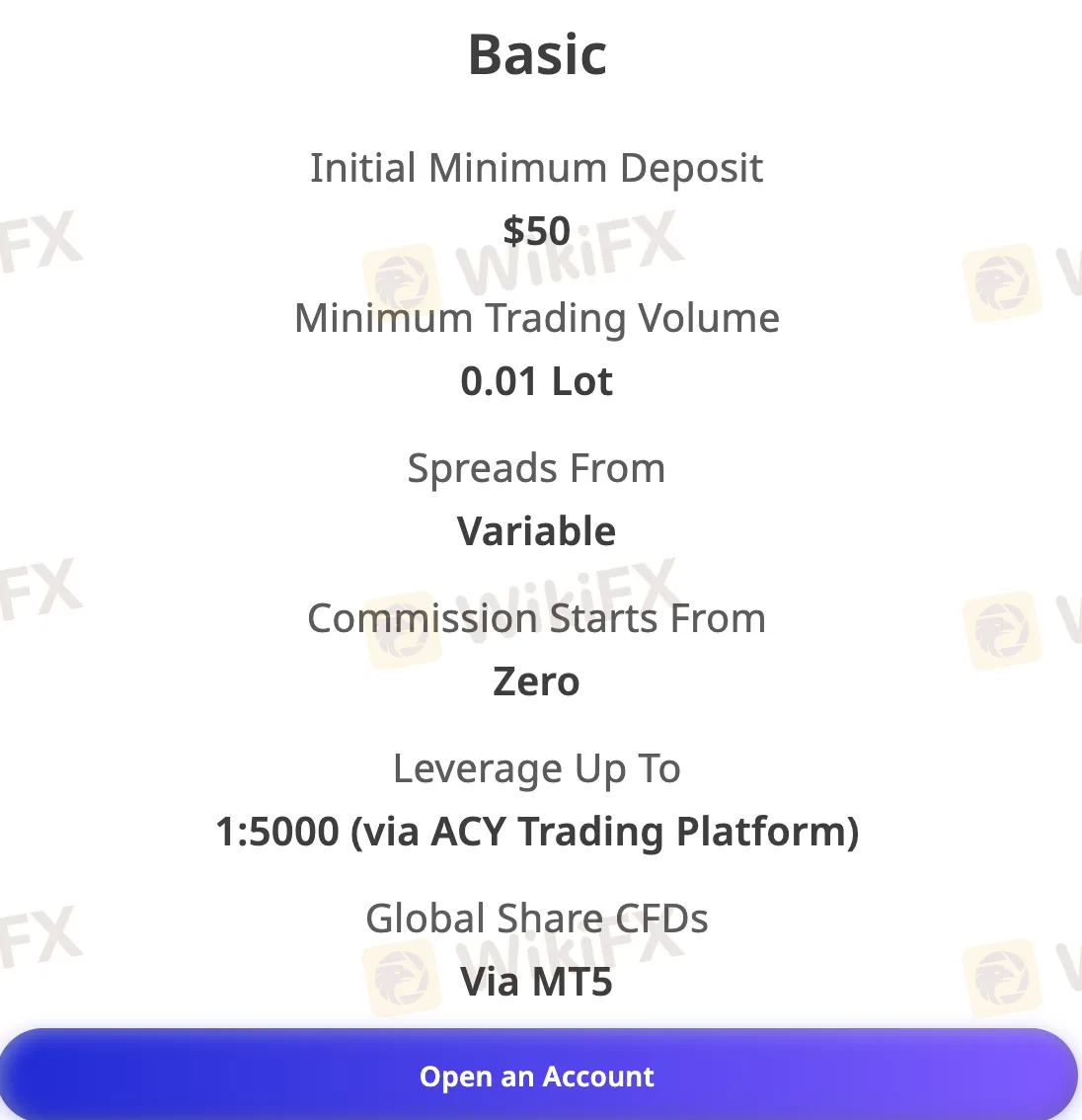 Account Type