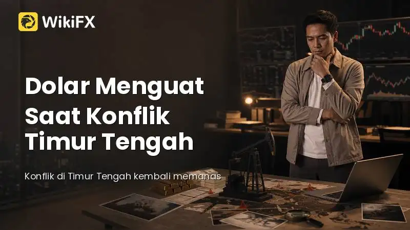 Dolar Menguat Saat Konflik Timur Tengah Dorong Harga Minyak