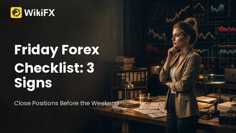 Friday Forex Checklist: 3 Signs You Must Close Positions Before the Weekend