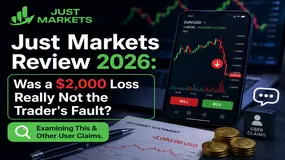 Just Markets Review 2026: Was a $2,000 Loss Not the Trader's Fault? Examining This & Other Claims