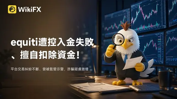 equiti遭控入金失敗、擅自扣除資金！平台交易糾紛不斷、曾被監管示警，詐騙疑慮激增
