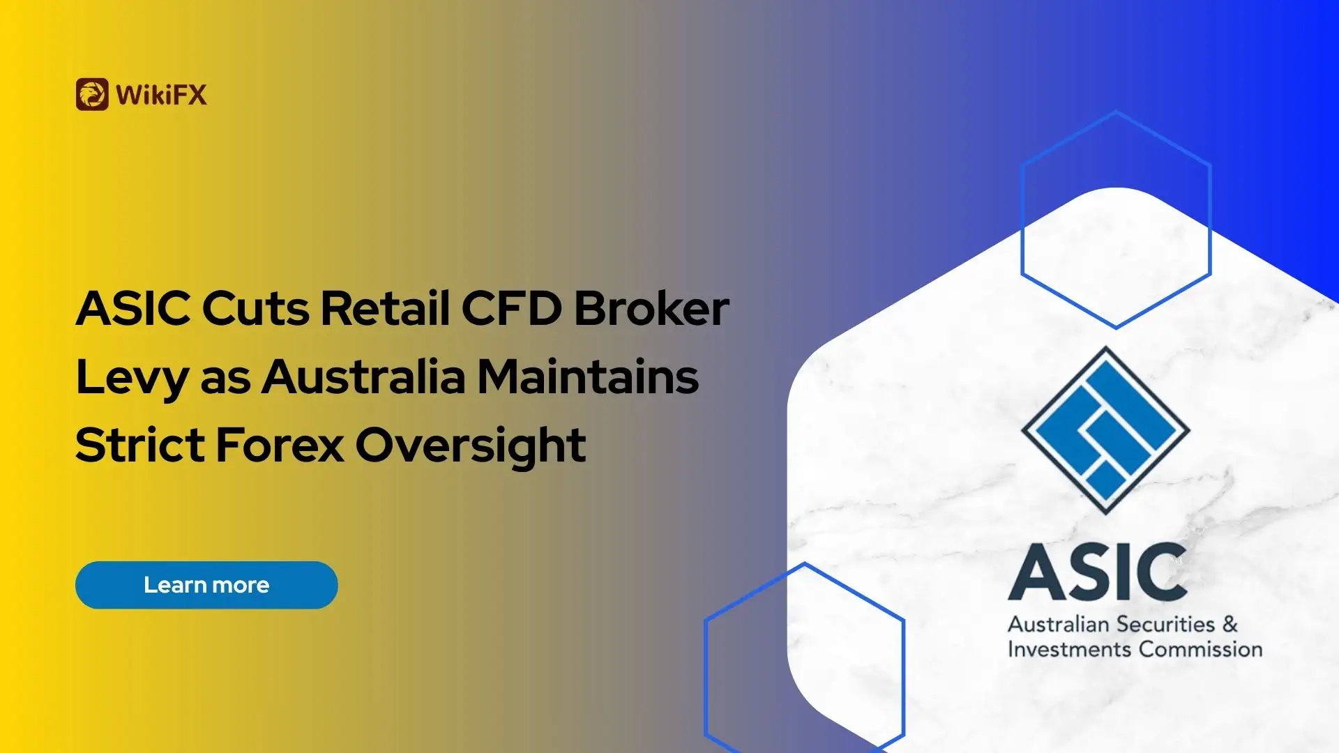 ASIC Cuts Retail CFD Broker Levy as Australia Maintains Strict Forex Oversight