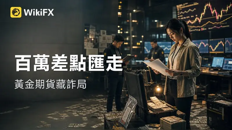 百萬差點匯走!黃金期貨低手續費藏詐局