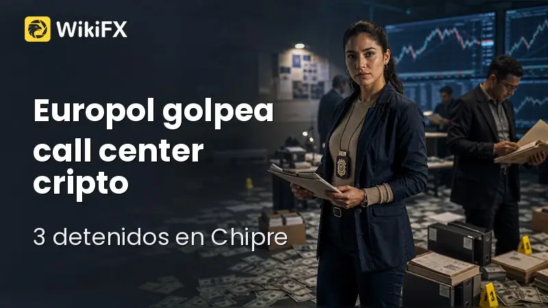 Europol desmantela call center de cripto: 3 detenidos