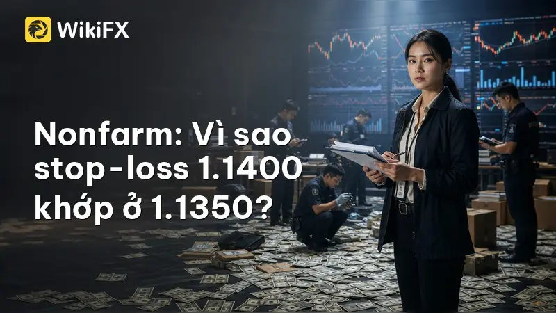 Nonfarm: Vì sao stop-loss 1.1400 khớp ở 1.1350?