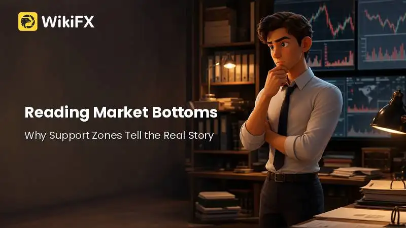 Reading Market Bottoms: Why Support Zones Tell the Real Story