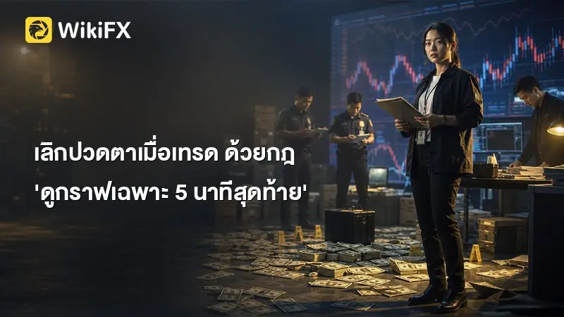 เลิกปวดตาเมื่อเทรด ด้วยกฎ 'ดูกราฟเฉพาะ 5 นาทีสุดท้าย'