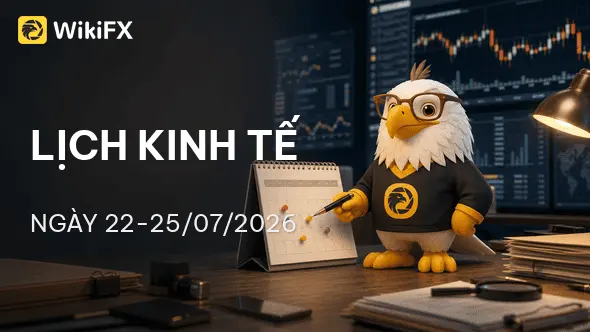 Lịch kinh tế ngày 22-25/07/2026: Trọng tâm thất nghiệp Mỹ và ECB
